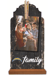 Los Angeles Chargers Family Clothespin 6x12