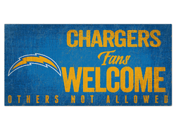 Los Angeles Chargers Fans Welcome Sign