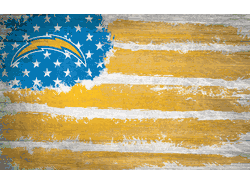 Los Angeles Chargers Flag 11x19.