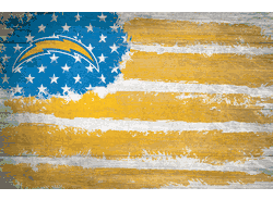 Los Angeles Chargers Flag 17x26