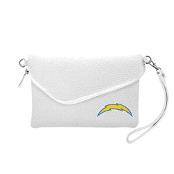Los Angeles Chargers Fold Over Crossbody Pebble