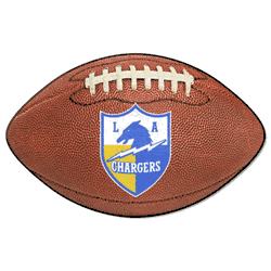 Los Angeles Chargers Football Rug - 20.5in. x 32.5in., NFL Vintage