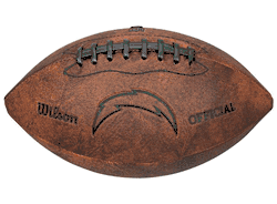 Los Angeles Chargers Football Vintage 9 Inches Throwback