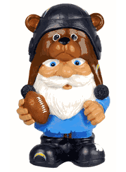 Los Angeles Chargers Garden Gnome Mad Hatter CO