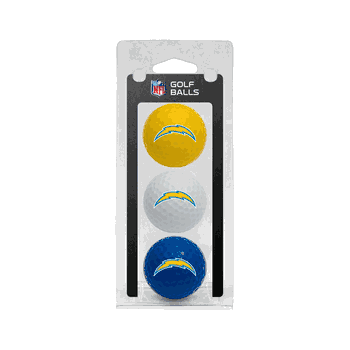 Los Angeles Chargers Golf Balls - 3 Pack