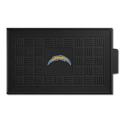Los Angeles Chargers Heavy Duty Vinyl Medallion Door Mat - 19.5in. x 31in.