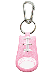 Los Angeles Chargers Keychain Football Pink CO
