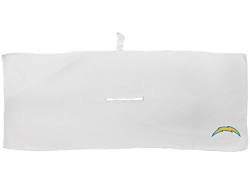 Los Angeles Chargers Large Microfiber Towel - 16" x 40" (White)