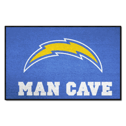 Los Angeles Chargers Man Cave Starter Mat Accent Rug - 19in. x 30in.
