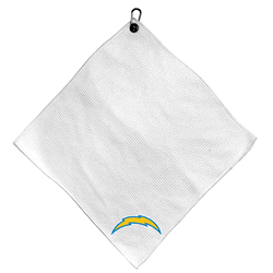 Los Angeles Chargers Microfiber Small Towel - 15" x 15" (White)