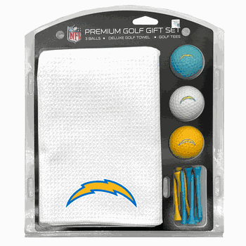 Los Angeles Chargers Microfiber Towel Gift Set - 16 x 40 (White)