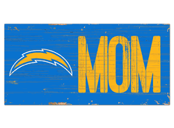 Los Angeles Chargers Mom Sign