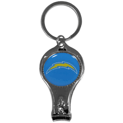 Los Angeles Chargers Nail Care/Bottle Opener Key Chain