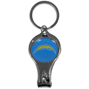 Los Angeles Chargers Nail Care/Bottle Opener Key Chain