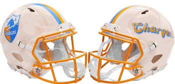 Los Angeles Chargers NFL Full Size Replica Speed Football Helmet RETRO