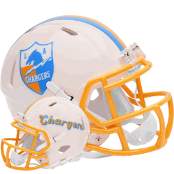 Los Angeles Chargers NFL Mini Speed Football Helmet RETRO