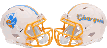 Los Angeles Chargers NFL Mini Speed Football Helmet RETRO