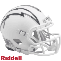 Los Angeles Chargers NFL Mini Speed Football Helmet <B>Salute To Service 2024</B>