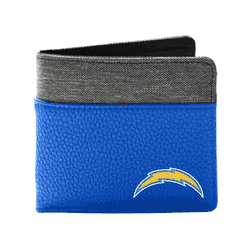 Los Angeles Chargers Pebble BiFold Wallet ROYL