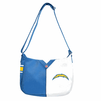 Los Angeles Chargers Pebble Split Hobo Shoulder Bag