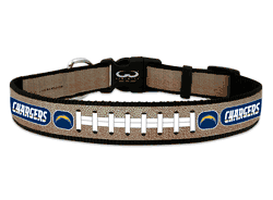 Los Angeles Chargers Pet Collar Reflective Football Size Large