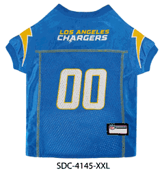 Los Angeles Chargers Pet Mesh Jersey 2X-Large