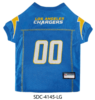 Los Angeles Chargers Pet Mesh Jersey Large
