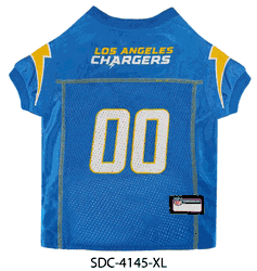 Los Angeles Chargers Pet Mesh Jersey X-Large