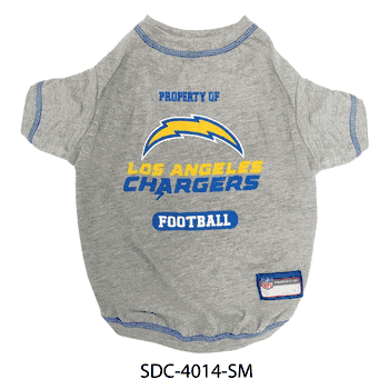 Los Angeles Chargers Pet Tee Shirt Small