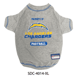 Los Angeles Chargers Pet Tee Shirt X-Large