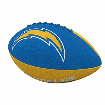 Los Angeles Chargers Pinwheel Logo Junior-Size Rubber Football