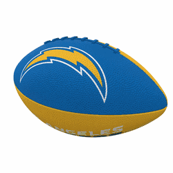 Los Angeles Chargers Pinwheel Logo Junior-Size Rubber Football