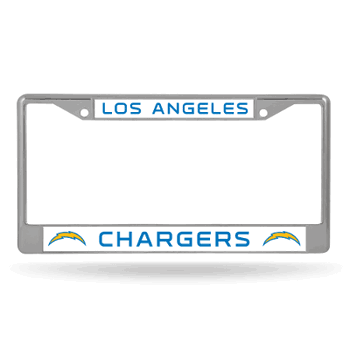 Los Angeles Chargers Chrome Frame