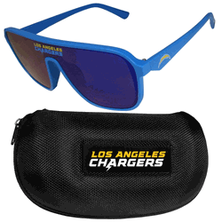 Los Angeles Chargers Shield Sunglasses with Case