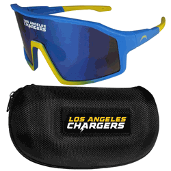 Los Angeles Chargers Shield Sunglasses with Case