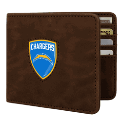 Los Angeles Chargers Shield Wallet - Brown
