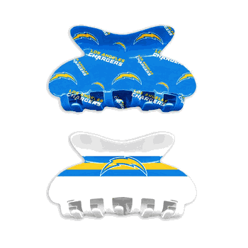 Los Angeles Chargers Team Hair Claw Set