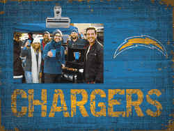 Los Angeles Chargers Team Name Clip Frame