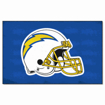 Los Angeles Chargers Ulti-Mat Rug - 5ft. x 8ft., Helmet Logo