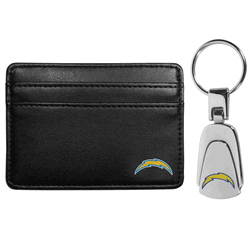 Los Angeles Chargers Weekend Wallet & Steel Key Chain