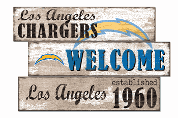 Los Angeles Chargers Welcome 3 Plank