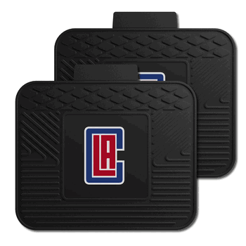 Los Angeles Clippers Back Seat Car Utility Mats - 2 Piece Set