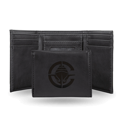 Los Angeles Clippers Black Laser Engraved Faux Leather Trifold