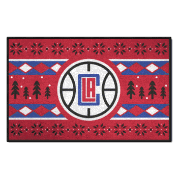 Los Angeles Clippers Holiday Sweater Starter Mat Accent Rug - 19in. x 30in.