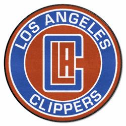 Los Angeles Clippers Roundel Rug - 27in. Diameter