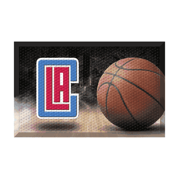 Los Angeles Clippers Rubber Scraper Door Mat