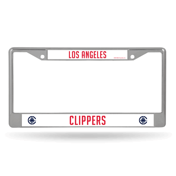 Los Angeles Clippers Standard Chrome Frame with Plastic Inserts 12