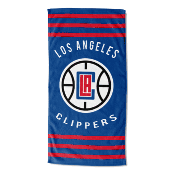 NBA Los Angeles Clippers Stripes Beach Towel