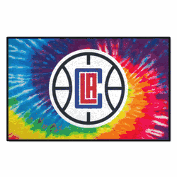 Los Angeles Clippers Tie Dye Starter Mat Accent Rug - 19in. x 30in.