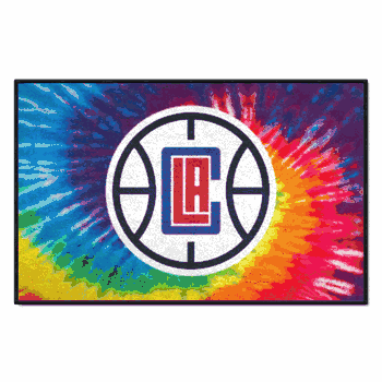 Los Angeles Clippers Tie Dye Starter Mat Accent Rug - 19in. x 30in.